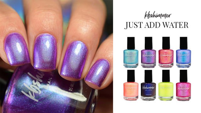 KBShimmer Just Add Water: Summer's Most Shimmery Colors