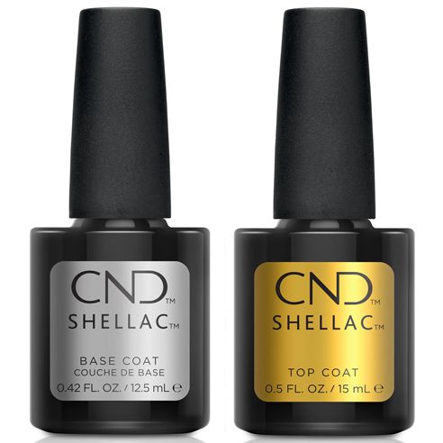 CND Shellac - Base & Top Coat 0.5 oz - Top & Base Coats at Beyond Polish