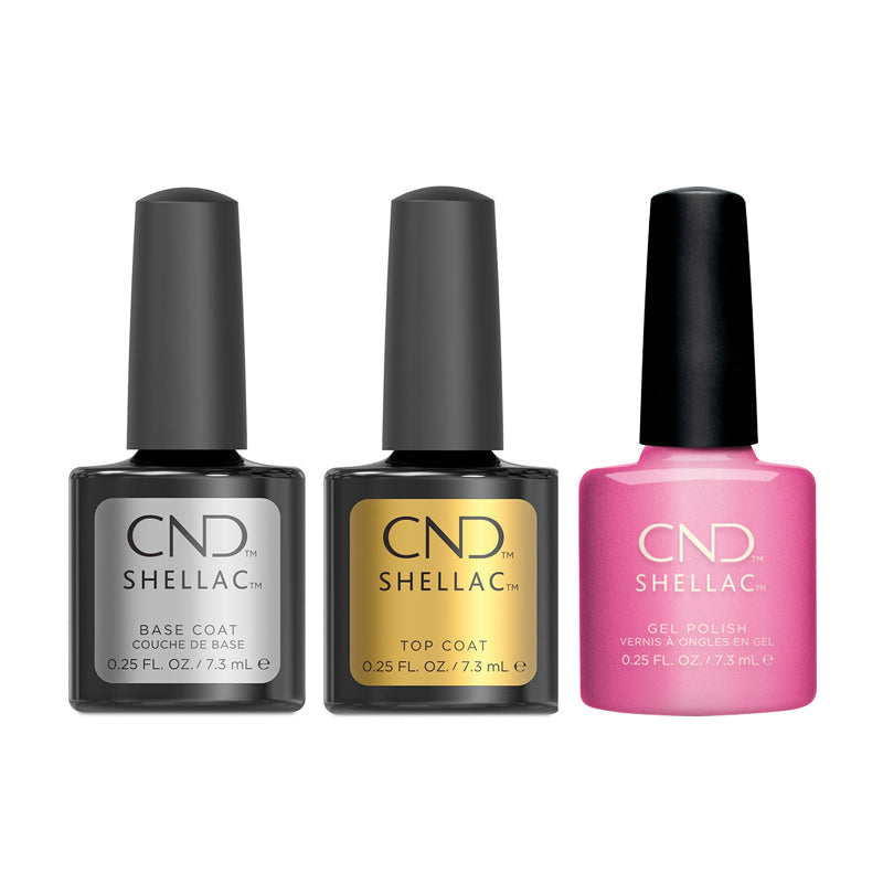 CND - Shellac Combo - Base, Top & Happy Go Lucky - Gel Polish at Beyond Polish