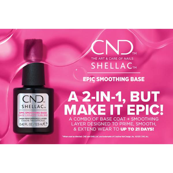 CND - Shellac Epic Smoothing Base 0.42 oz - Nail Treatment at Beyond Polish