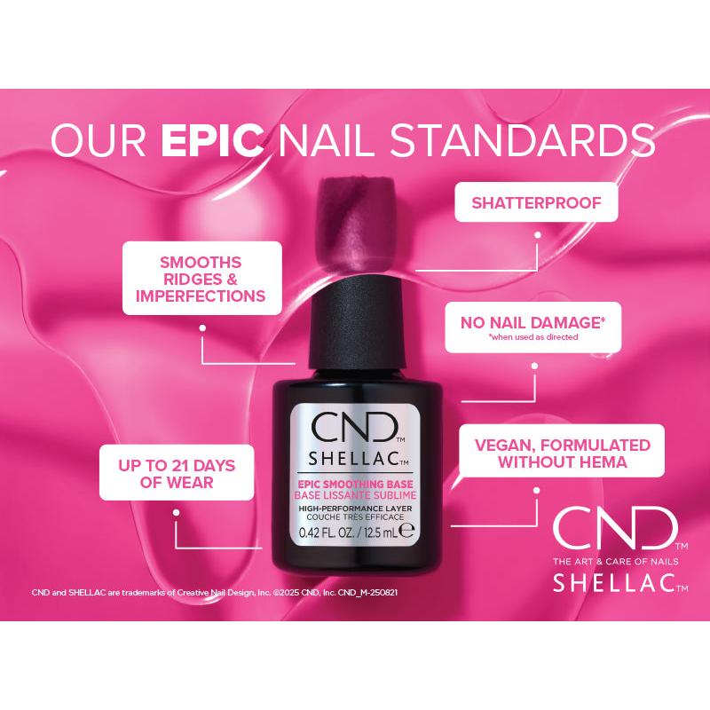 CND - Shellac Epic Smoothing Base 0.42 oz - Nail Treatment at Beyond Polish