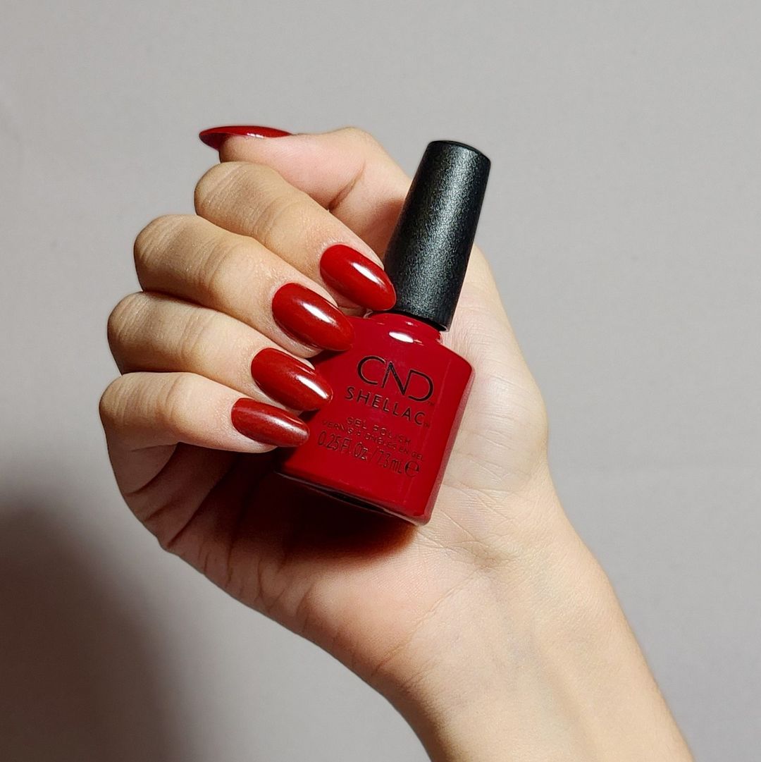 CND - Shellac Scarlet Letter (0.25 oz) - Gel Polish at Beyond Polish