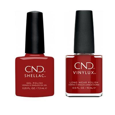 CND - Shellac & Vinylux Combo - Bordeaux Babe - Gel & Lacquer Polish at Beyond Polish