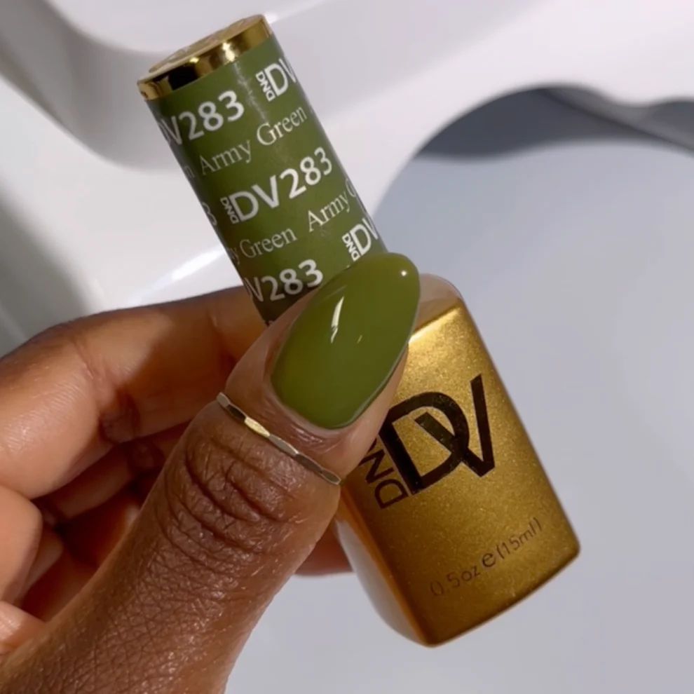 DND - Diva Duo - Army Green - #283 - Gel & Lacquer Polish at Beyond Polish