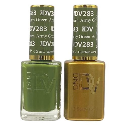 DND - Diva Duo - Army Green - #283 - Gel & Lacquer Polish at Beyond Polish
