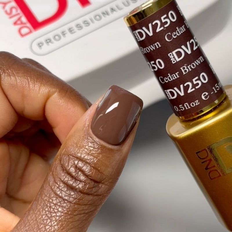 DND - Diva Duo - Cedar Brown - #250 - Gel & Lacquer Polish at Beyond Polish