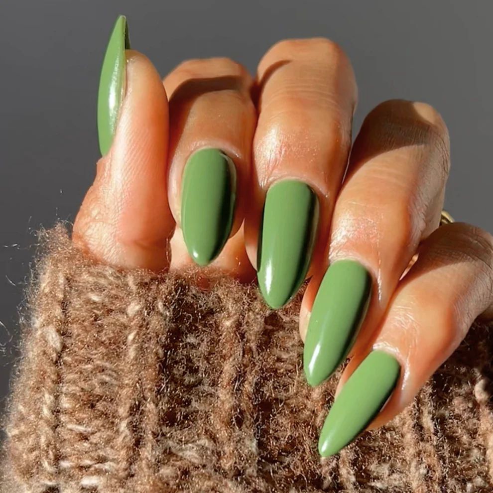 DND - Diva Duo - Olive Green - #284 - Gel & Lacquer Polish at Beyond Polish