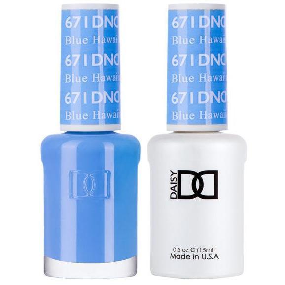 DND - Gel & Lacquer - Blue Hawaiian - #671 - Gel & Lacquer Polish at Beyond Polish
