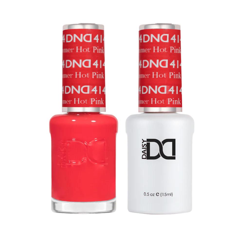 DND - Gel & Lacquer - Summer Hot Pink - #414 - Gel & Lacquer Polish at Beyond Polish