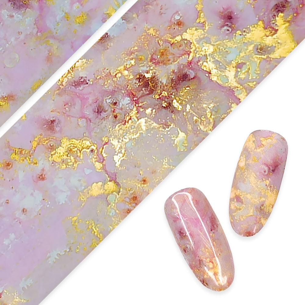 Daily Charme - Nail Art Foil Paper - Dreamy Pink Marble - Nail Art at Beyond Polish