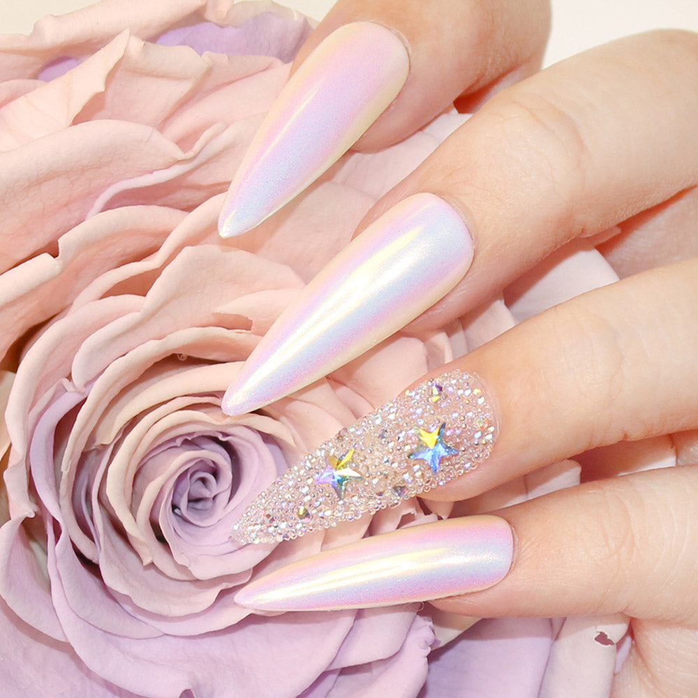 Daily Charme - Unichrome - Aurora Unicorn Chrome Powder - Nail Art at Beyond Polish