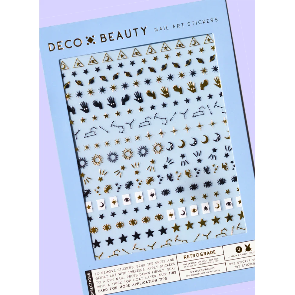 Deco Beauty - Nail Art Stickers - Retrograde - Nail Art at Beyond Polish