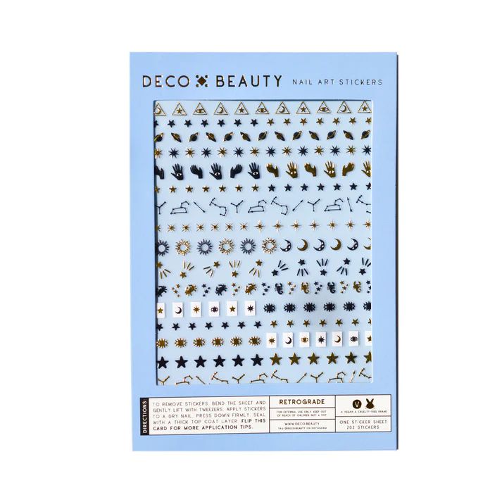Deco Beauty - Nail Art Stickers - Retrograde - Nail Art at Beyond Polish