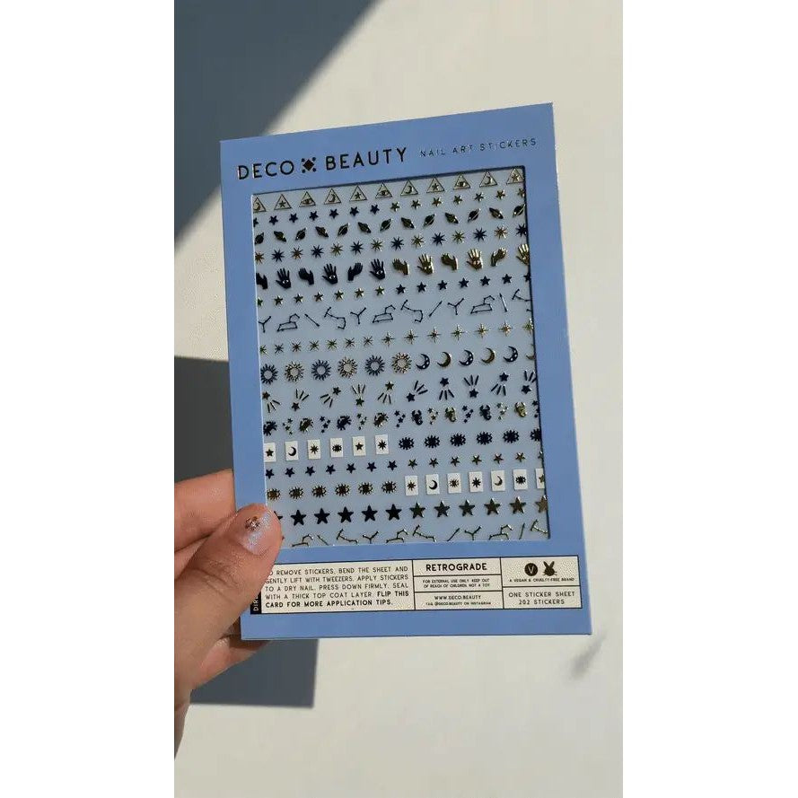 Deco Beauty - Nail Art Stickers - Retrograde - Nail Art at Beyond Polish