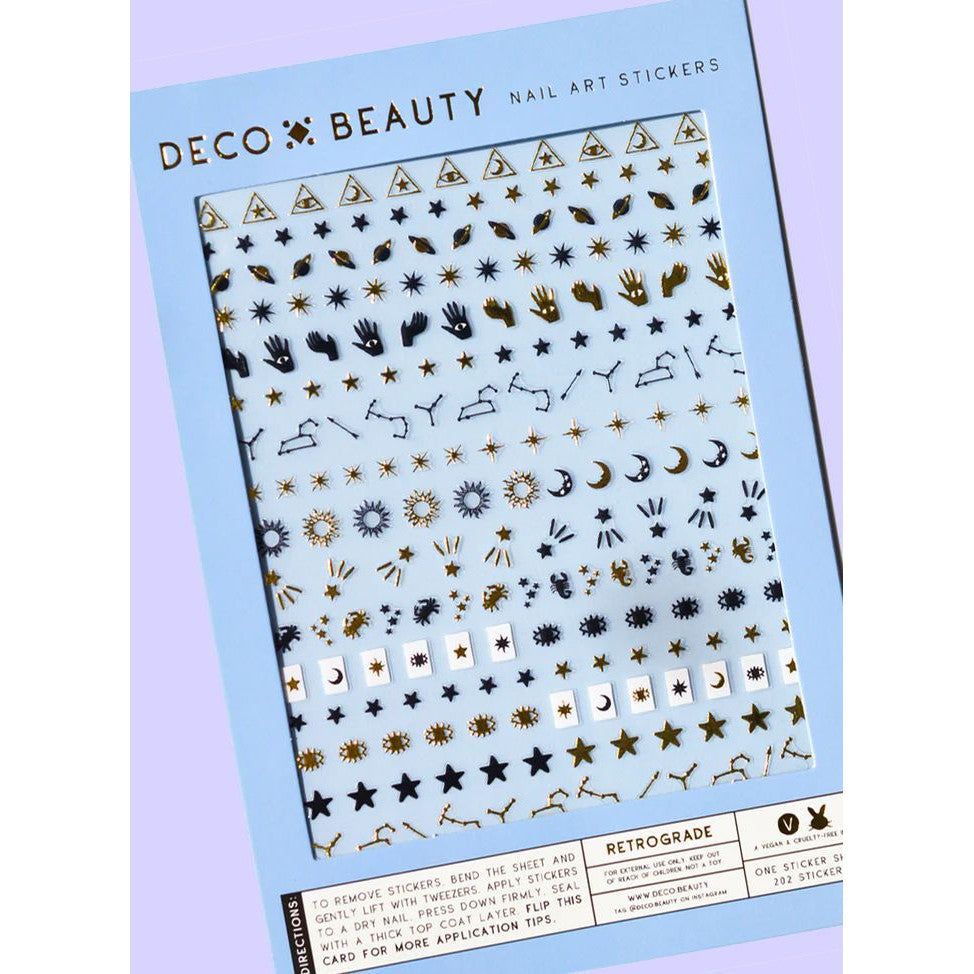 Deco Beauty - Nail Art Stickers - Retrograde - Nail Art at Beyond Polish