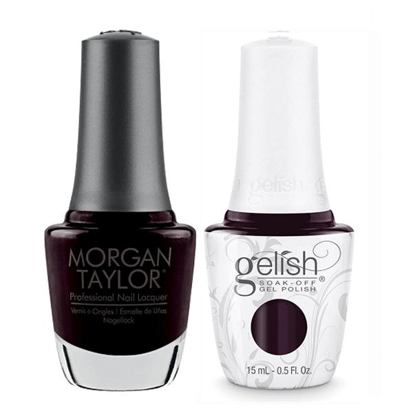 Gelish & Morgan Taylor Combo - Bella's Vampire - Gel & Lacquer Polish at Beyond Polish