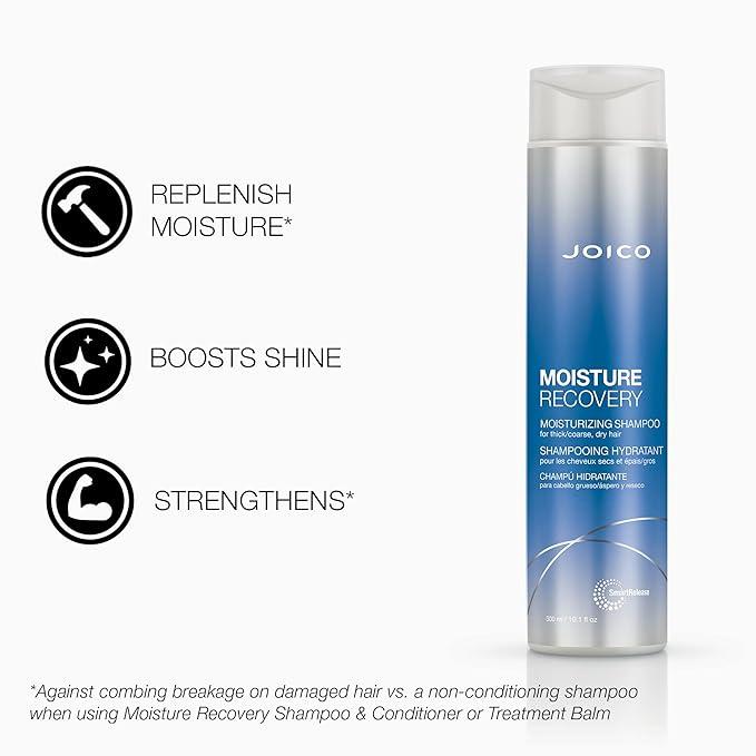 Joico - Moisture Recovery Duo Set: Shampoo 10.1 oz + Conditioner 8.5 oz - Hair at Beyond Polish
