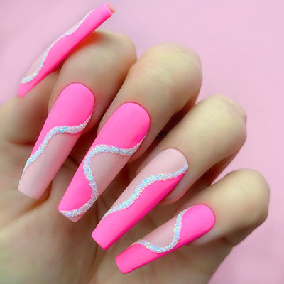 Kiara Sky - Gel Art - Pinkaso - Nail Art at Beyond Polish