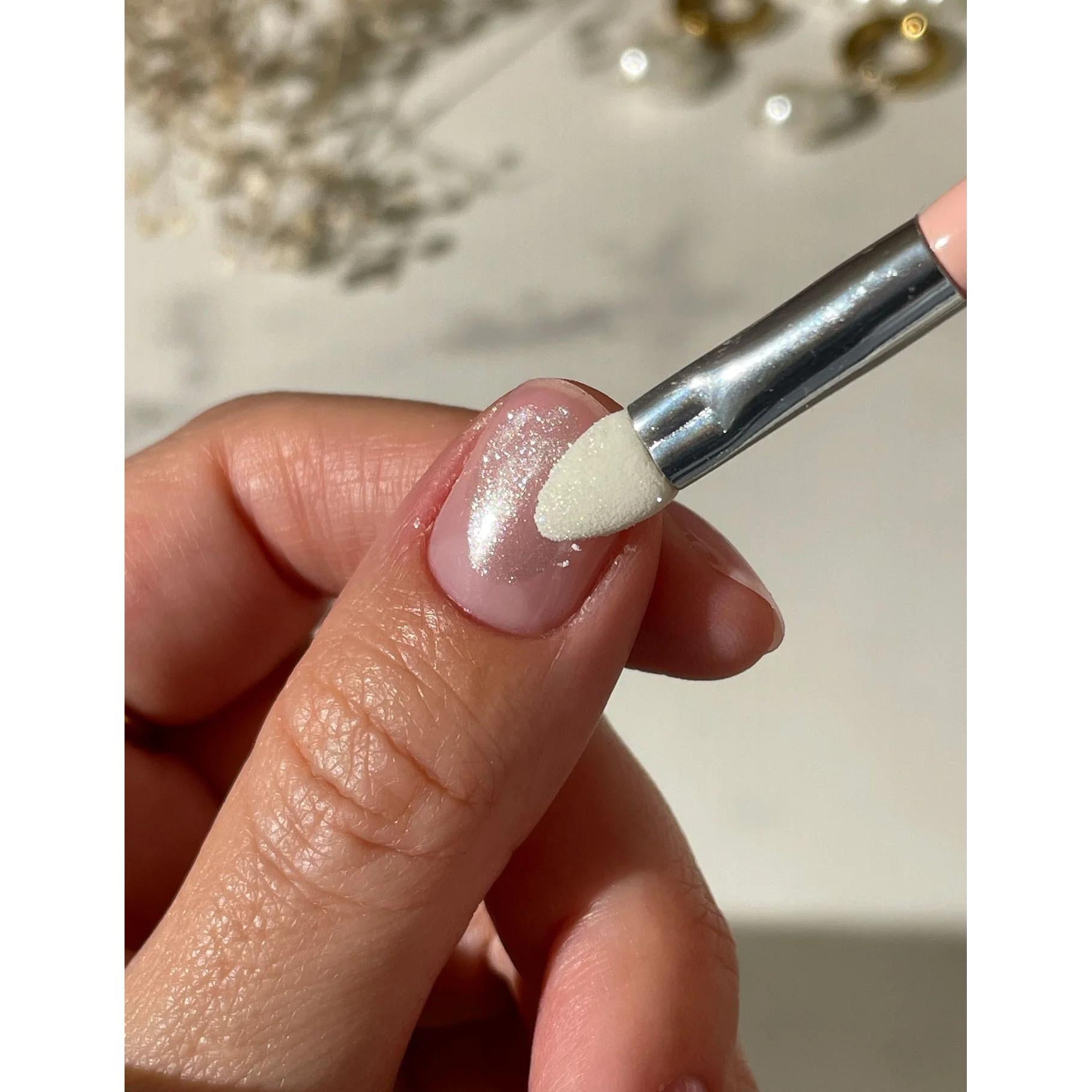 Le Mini Macaron - Le Pearl - Nail Powder & Gel Topcoat Set - Top Coat & Gel at Beyond Polish