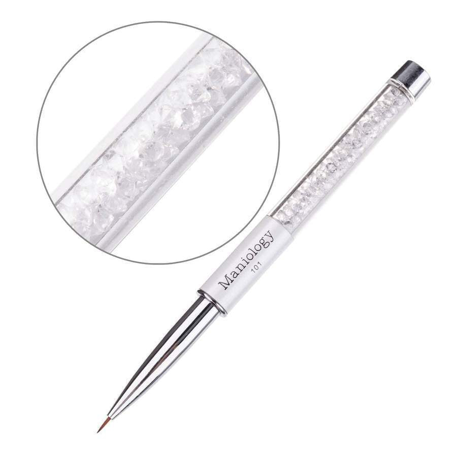 Maniology - Nail Tool - Premium Nail Art Manicure Brush - Detailing Brush #101 - Manicure & Pedicure Tools at Beyond Polish