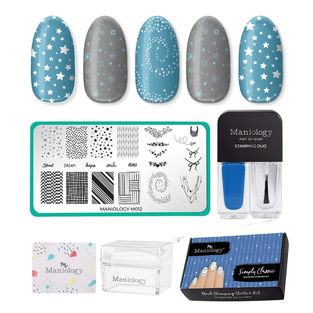 Maniology - Simply Classic: All-in-One Nail Stamping Starter Kit - Nail Art at Beyond Polish