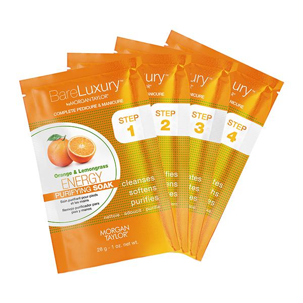 Morgan Taylor - BareLuxury 4-in-1 Complete Pedicure & Manicure - Energy Orange & Lemongrass - Body & Skin at Beyond Polish
