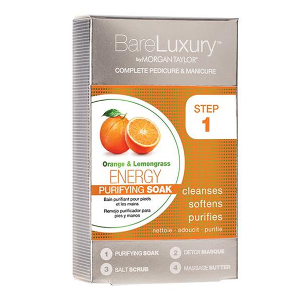 Morgan Taylor - BareLuxury 4-in-1 Complete Pedicure & Manicure - Energy Orange & Lemongrass - Body & Skin at Beyond Polish