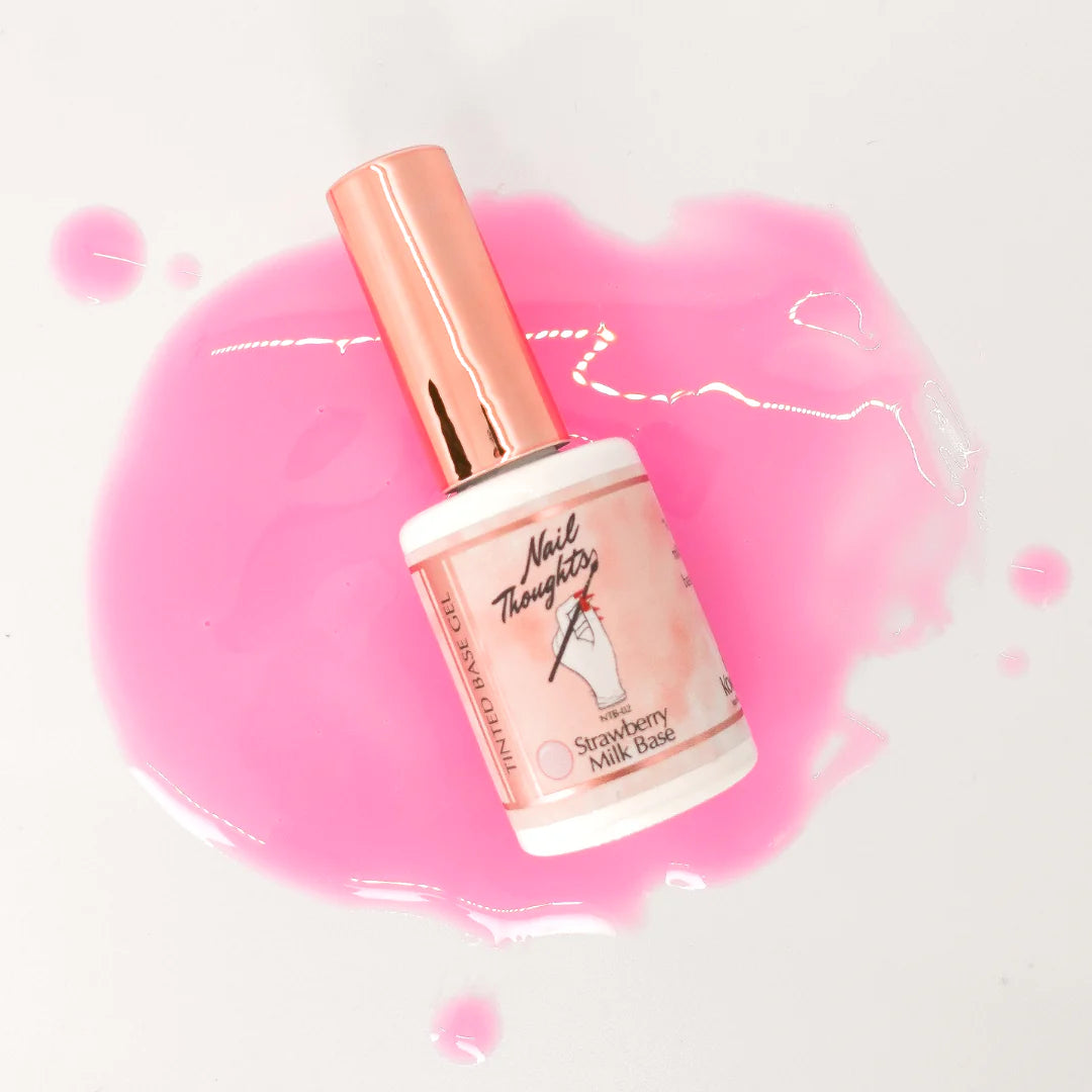 Nail Thoughts Tinted Base Gel - Strawberry Milk Base - #NTB-02 - Gel Polish at Beyond Polish