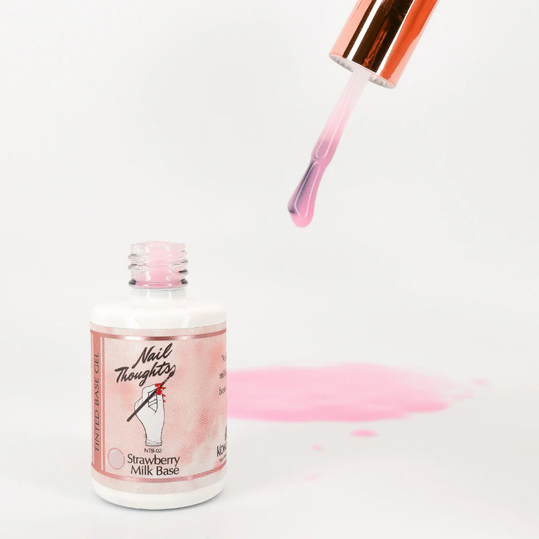 Nail Thoughts Tinted Base Gel - Strawberry Milk Base - #NTB-02 - Gel Polish at Beyond Polish