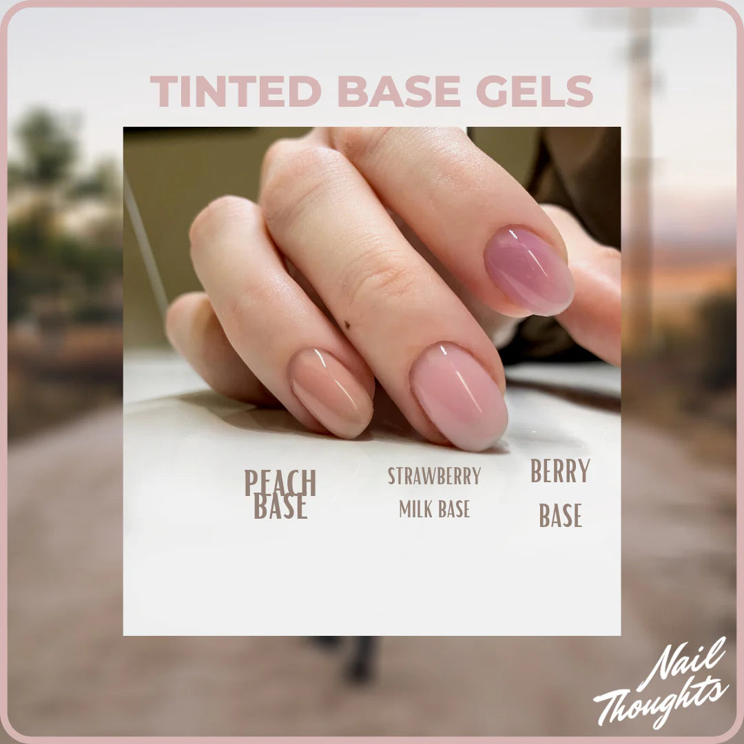 Nail Thoughts Tinted Base Gel - Strawberry Milk Base - #NTB-02 - Gel Polish at Beyond Polish