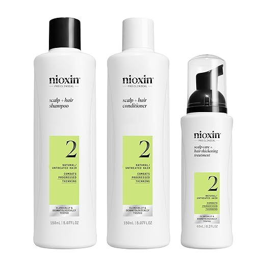 Nioxin Shampoo, Conditioner, Scalp Treatment - System Kit 2 - Hair at Beyond Polish