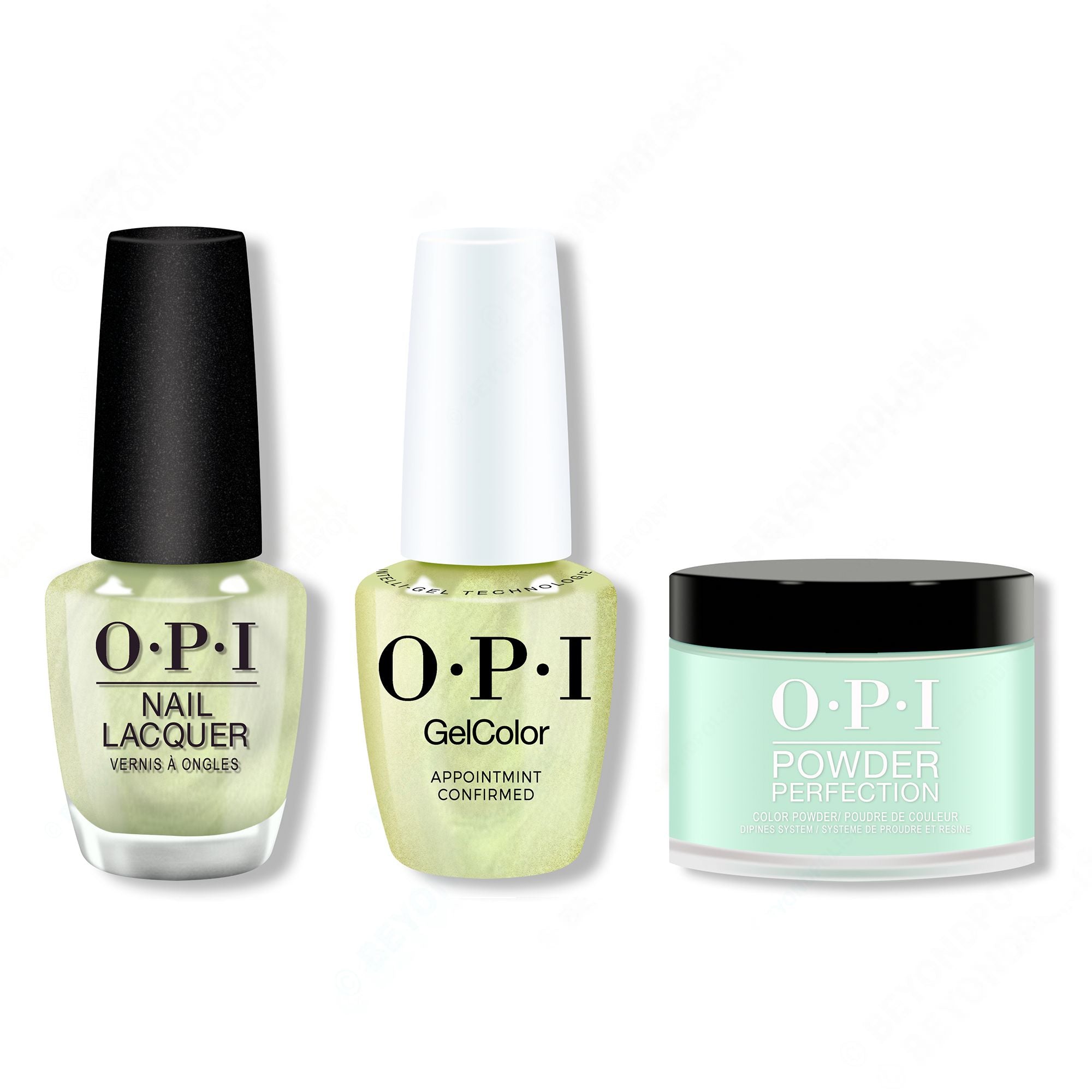 OPI - Gel, Lacquer & Dip Intelli-Gel Combo - AppointMINT Confirmed - Gel, Lacquer & Dip at Beyond Polish