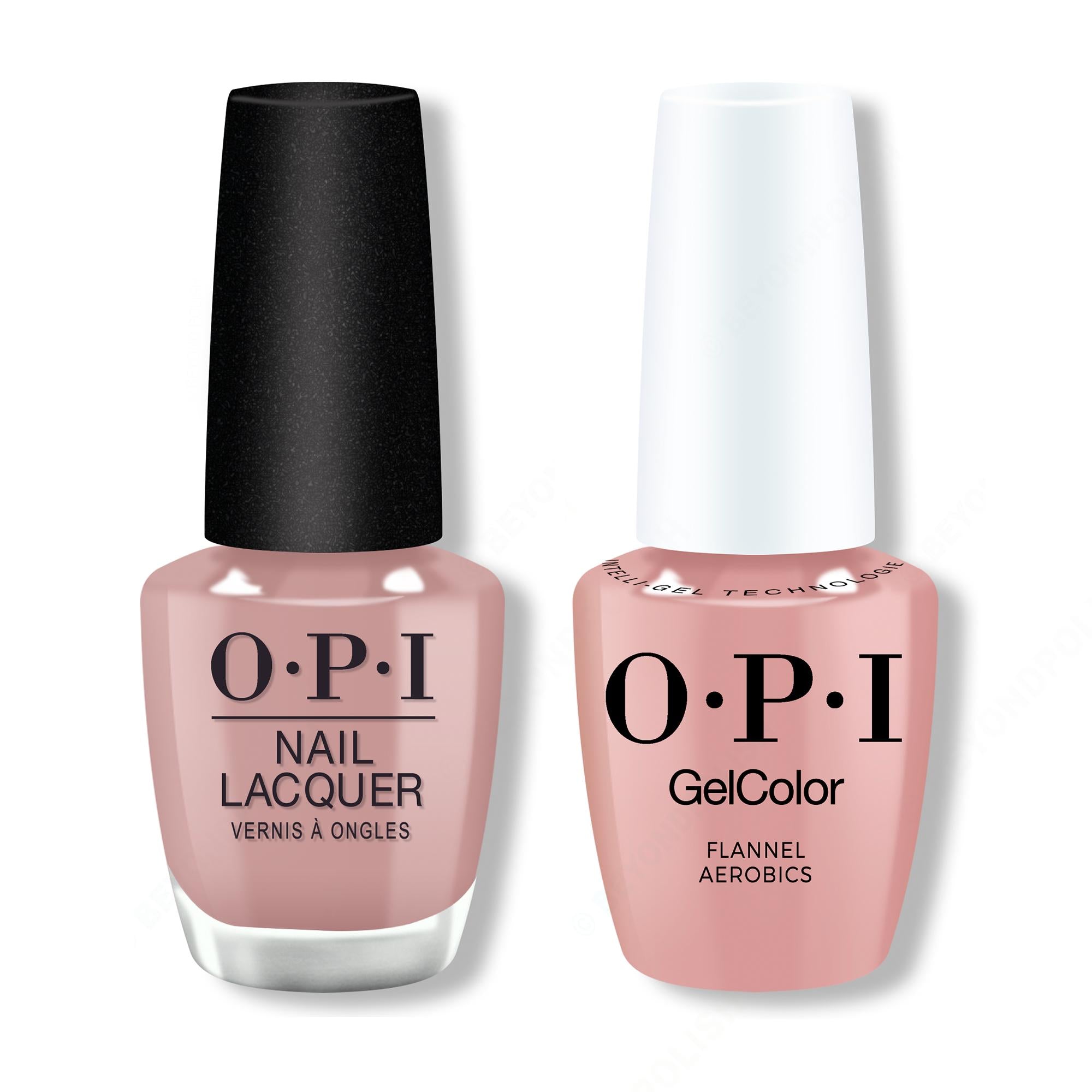 OPI - Gel & Lacquer Intelli-Gel Combo - Flannel Aerobics - Gel & Lacquer Polish at Beyond Polish