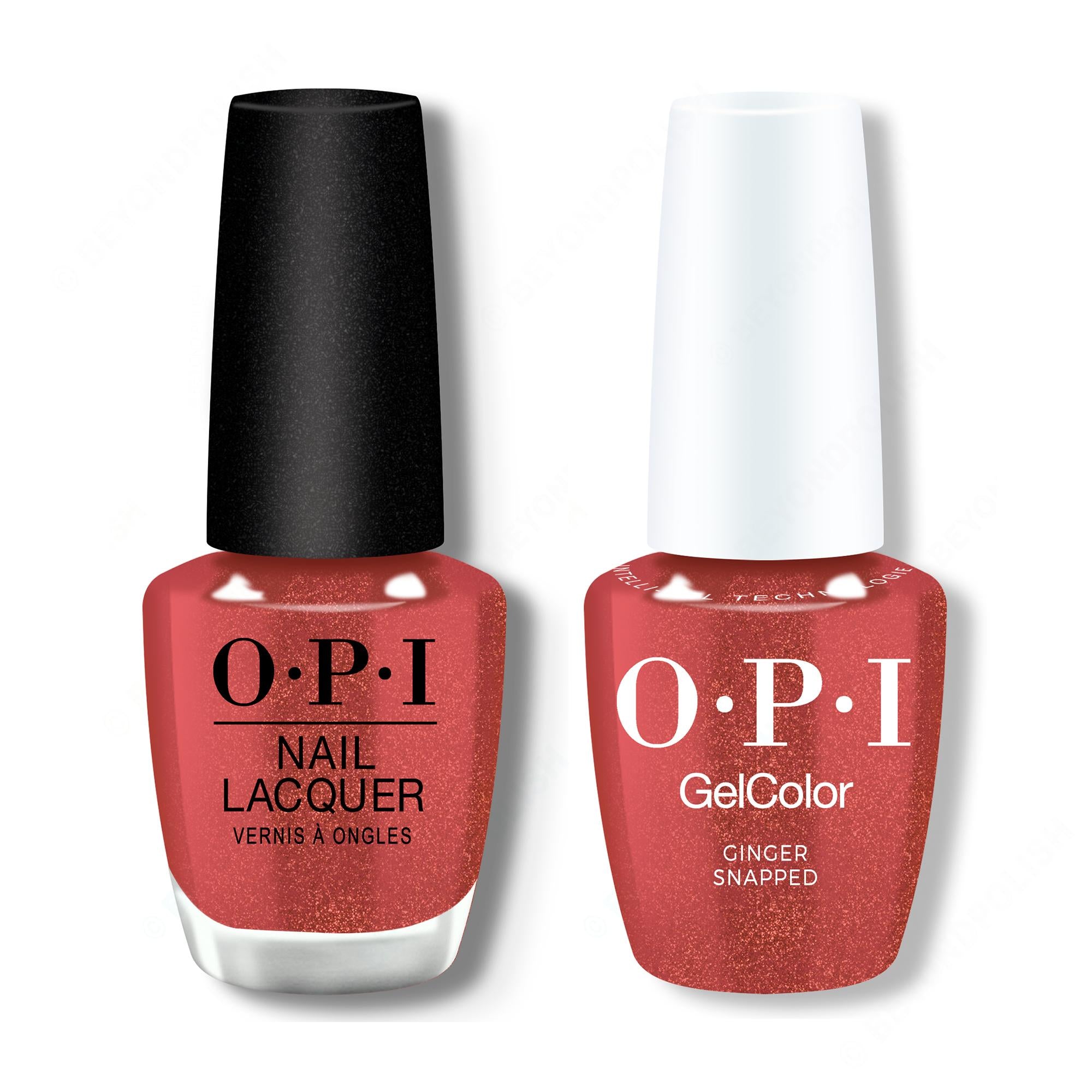 OPI - Gel & Lacquer Intelli-Gel Combo - Ginger Snapped - Gel & Lacquer Polish at Beyond Polish