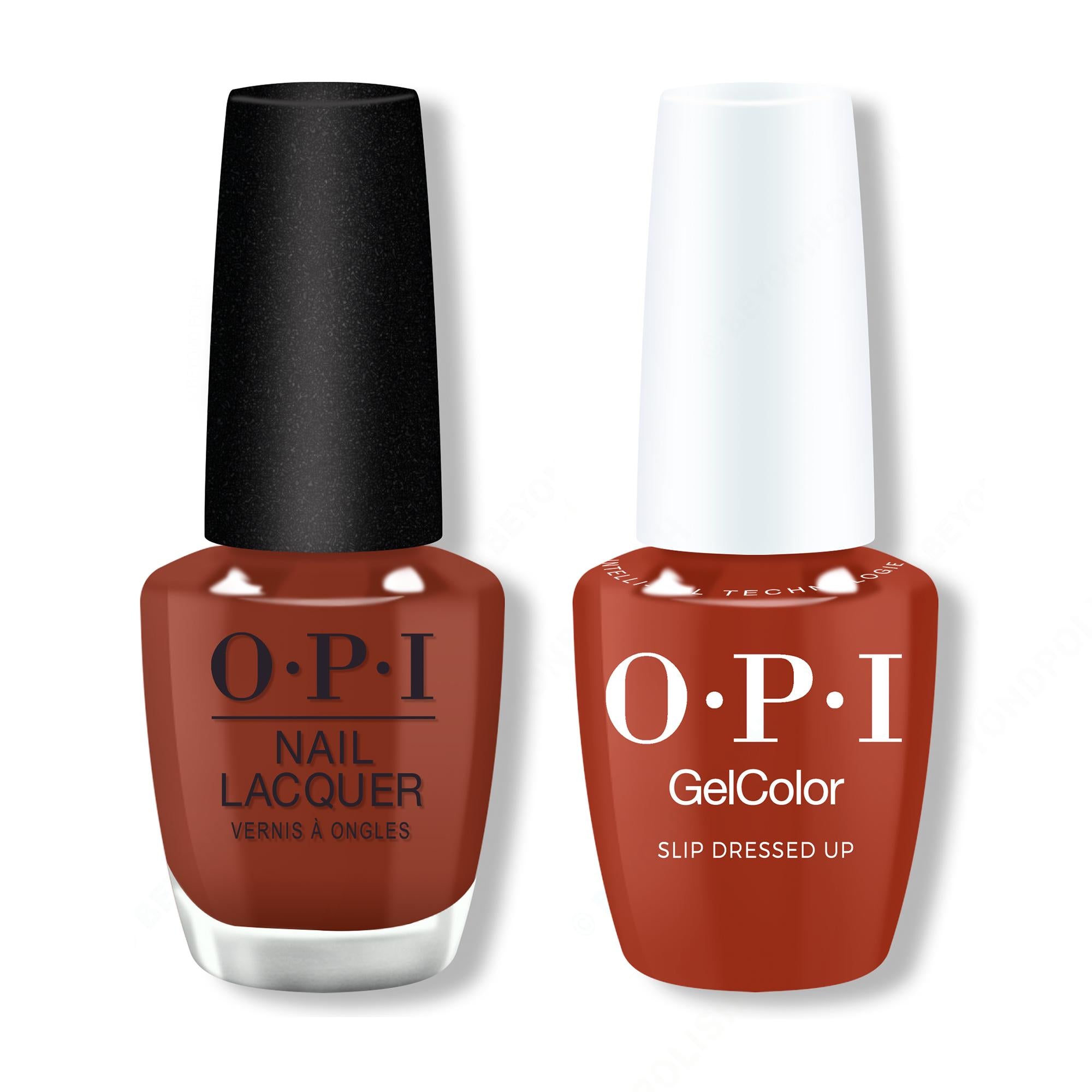 OPI - Gel & Lacquer Intelli-Gel Combo - Slip Dressed Up - Gel & Lacquer Polish at Beyond Polish