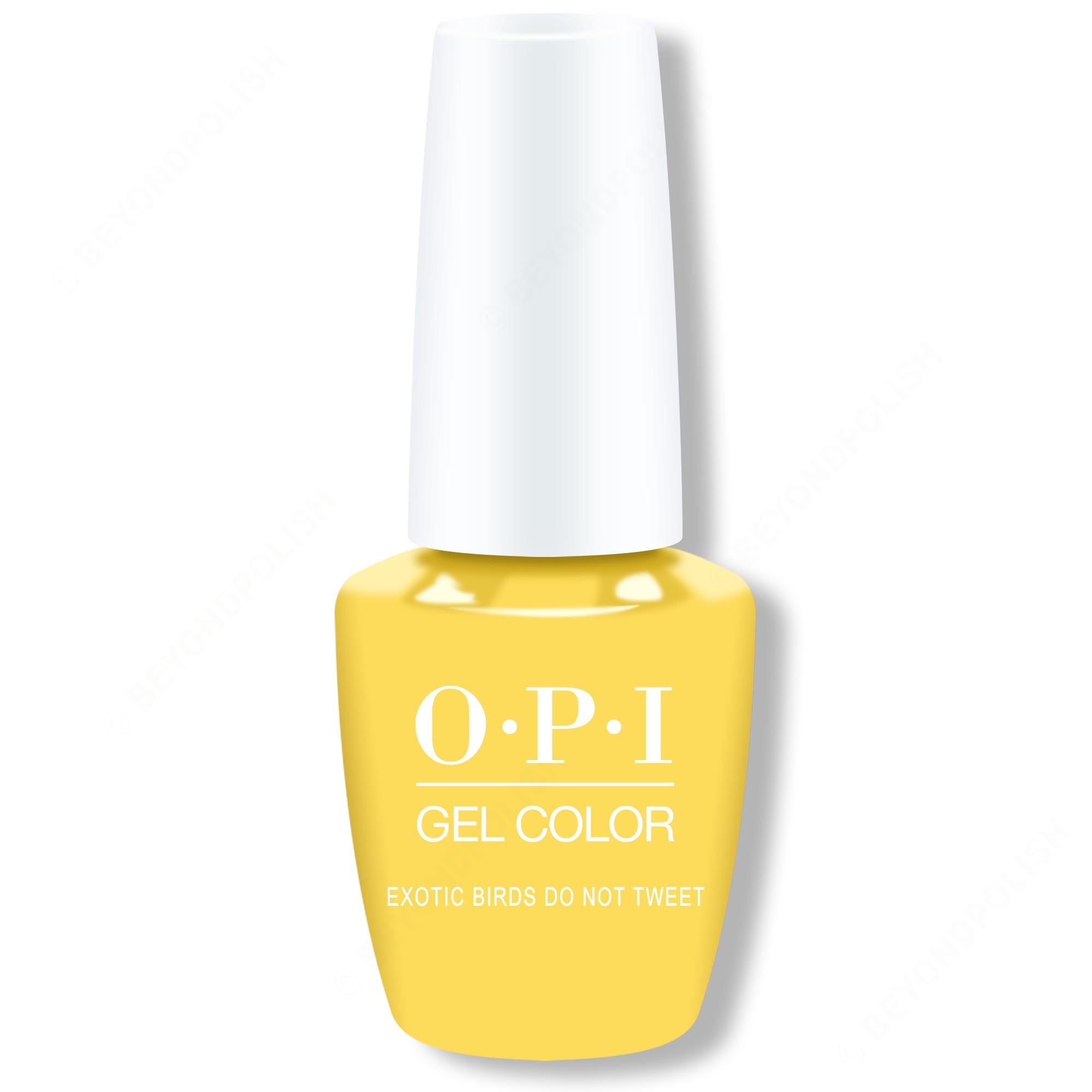 OPI GelColor - Exotic Birds Do Not Tweet 0.5 oz - #GCF91 - Gel Polish at Beyond Polish