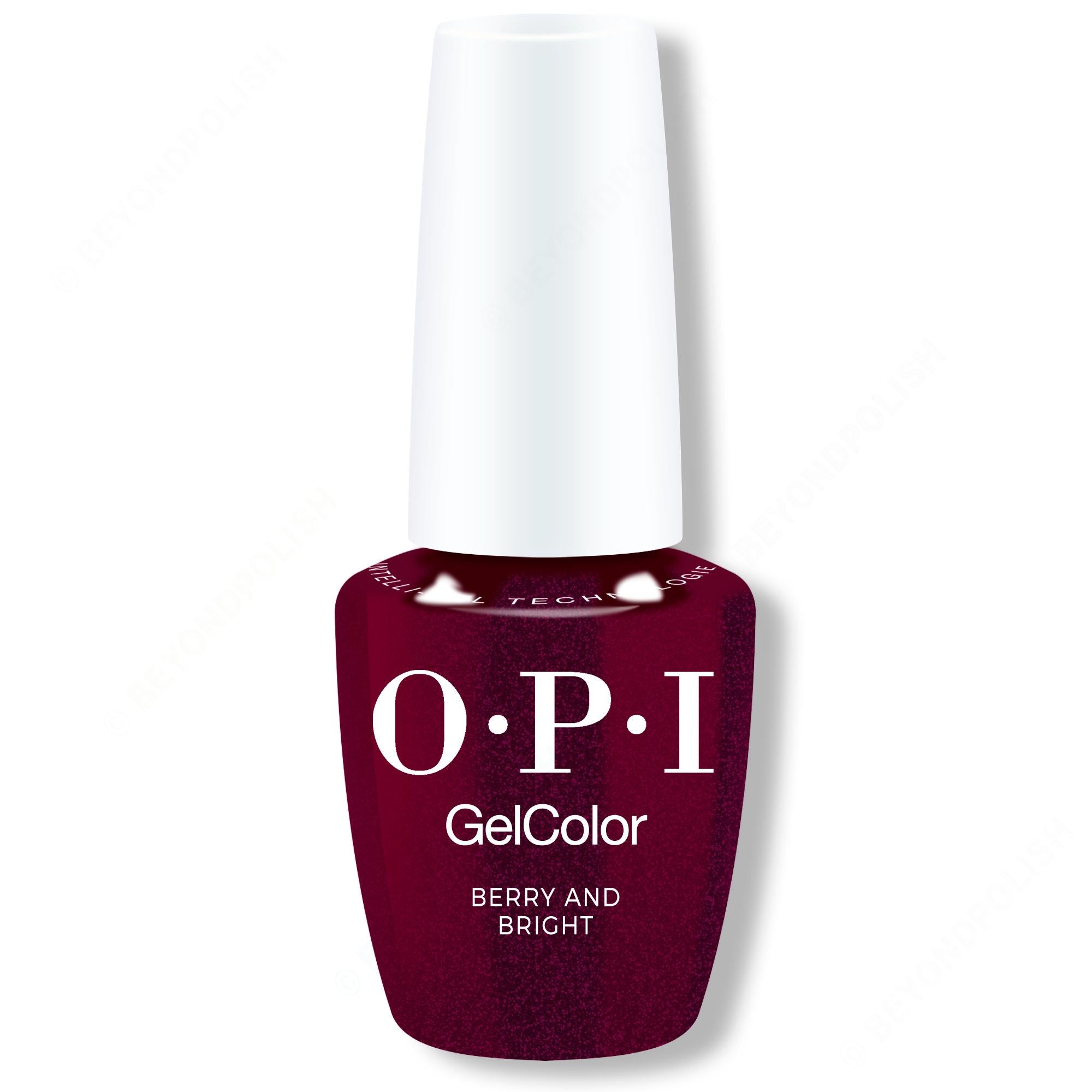 OPI GelColor Intelli-Gel - Berry And Bright 0.5 oz - Gel Polish at Beyond Polish
