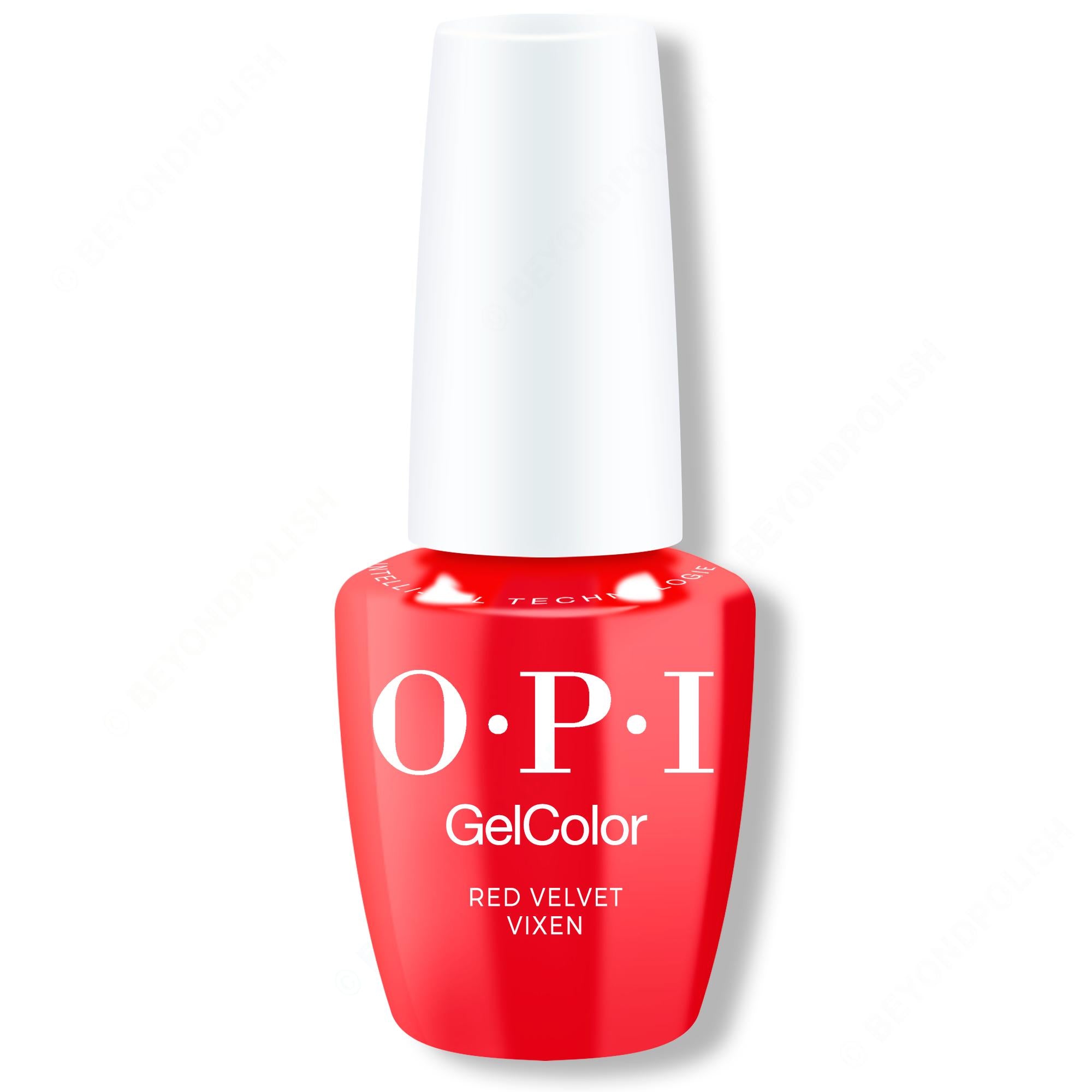 OPI GelColor Intelli-Gel - Red Velvet Vixen 0.5 oz - Gel Polish at Beyond Polish