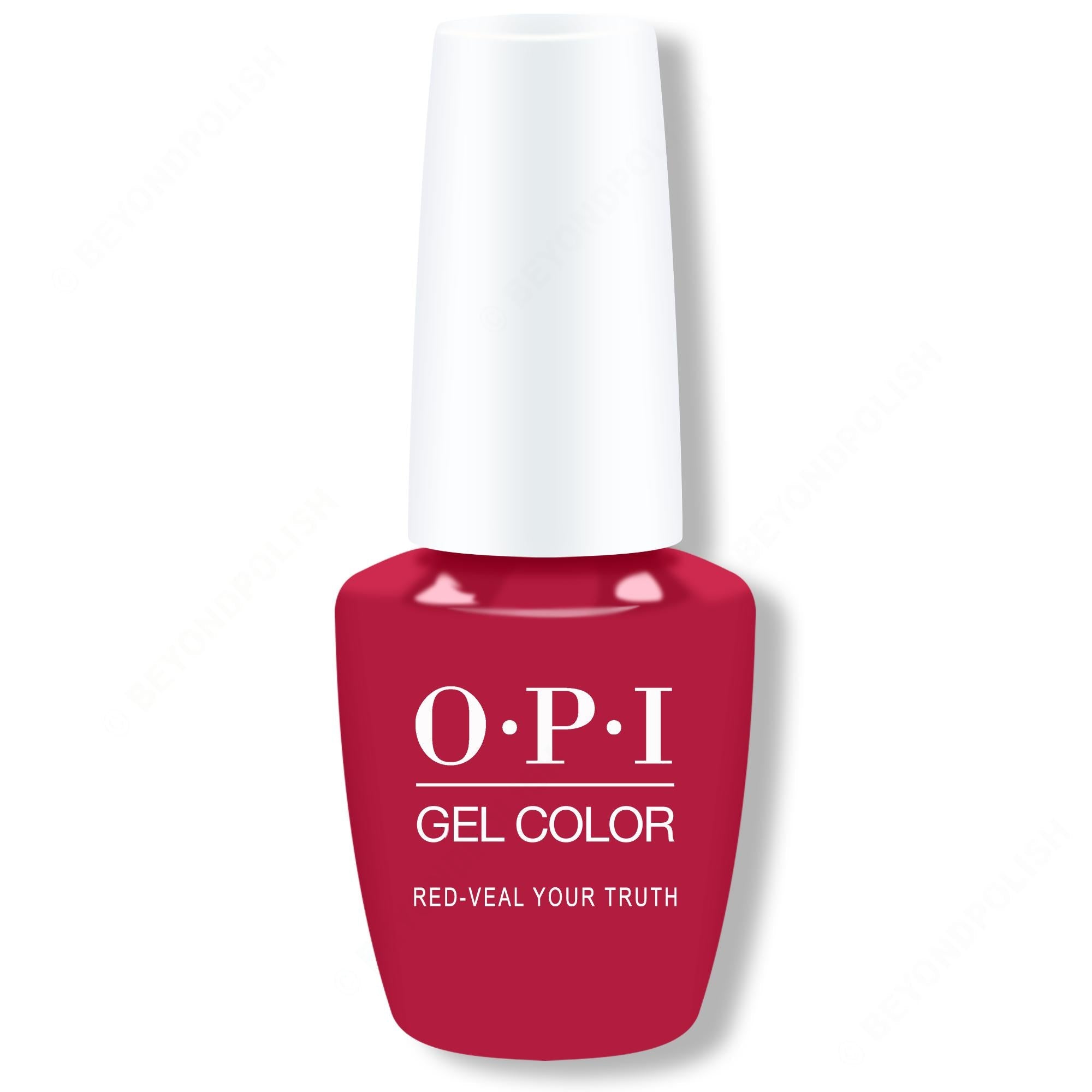 OPI GelColor - Red-veal Your Truth - #GCF007 - Gel Polish at Beyond Polish