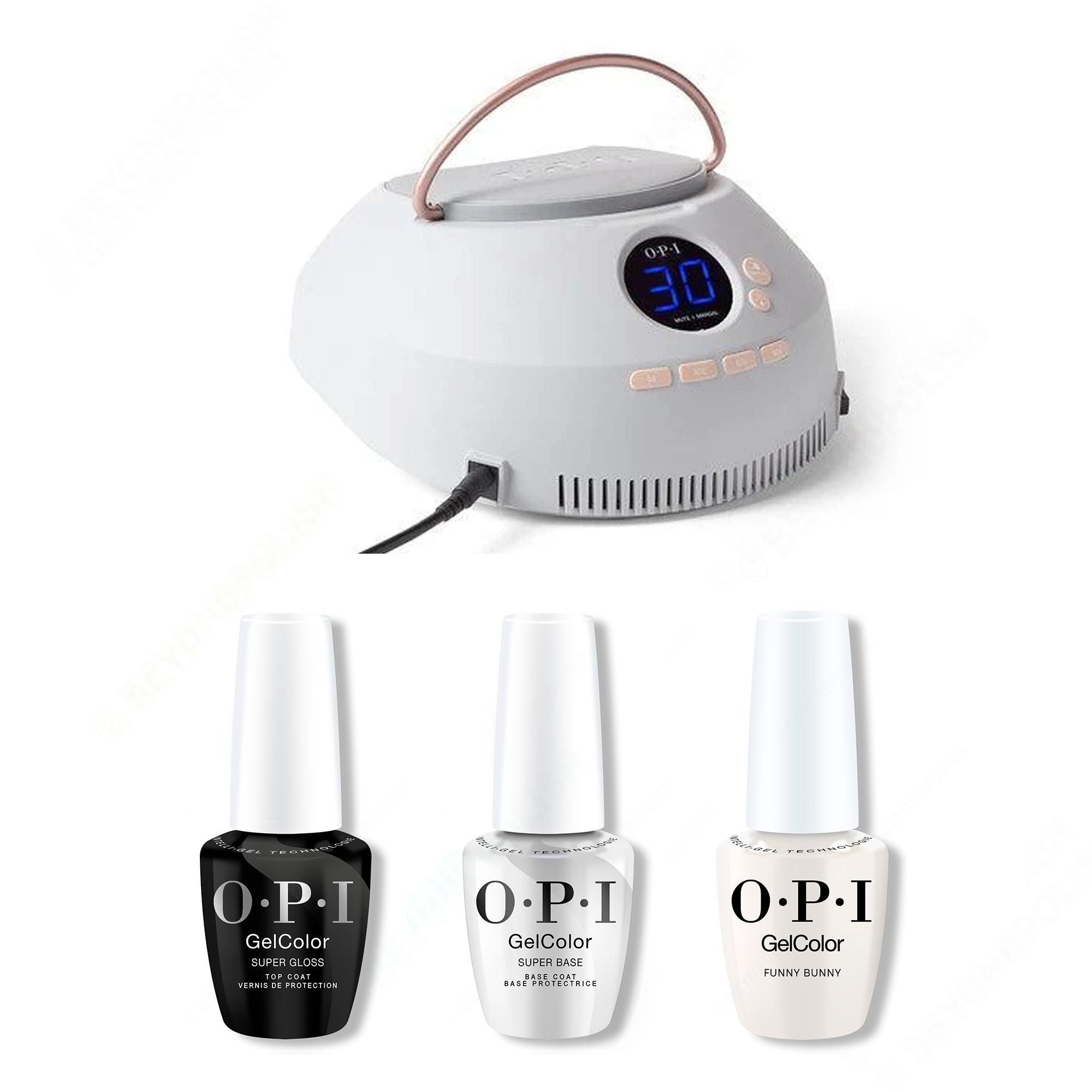 OPI - Intelli-Gel Basic Kit & Funny Bunny - Gel Polish at Beyond Polish
