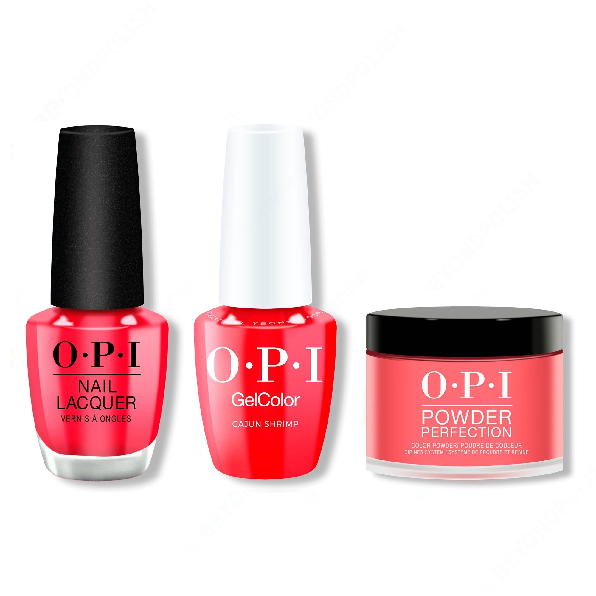 OPI - Intelli-Gel, Lacquer & Dip Combo - Cajun Shrimp - Gel, Lacquer & Dip at Beyond Polish