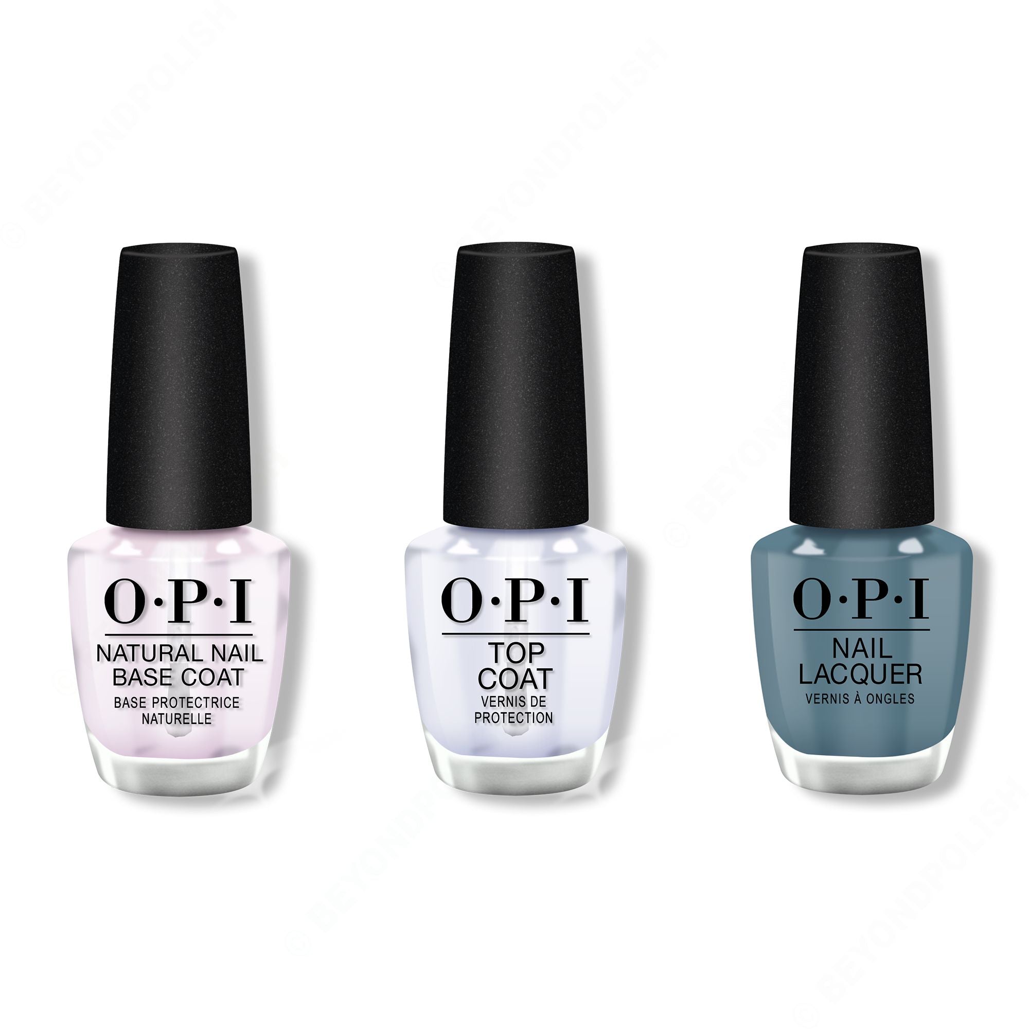 OPI - Nail Lacquer Combo - Base, Top & Alpaca My Bags 0.5 oz - #NLP33 - Nail Lacquer at Beyond Polish