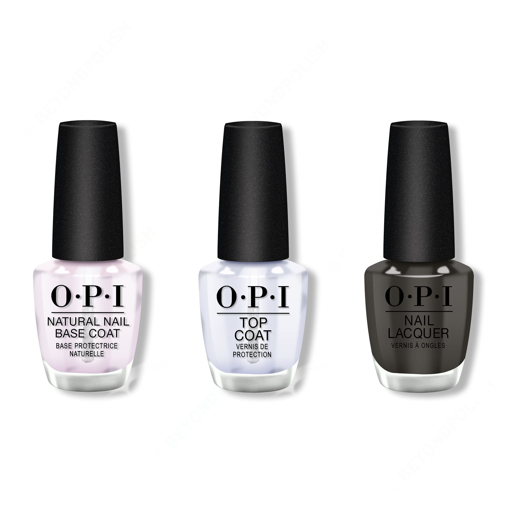 OPI - Nail Lacquer Combo - Base, Top & Suzi The First Lady of Nails 0.5 oz - #NLW55 - Nail Lacquer at Beyond Polish