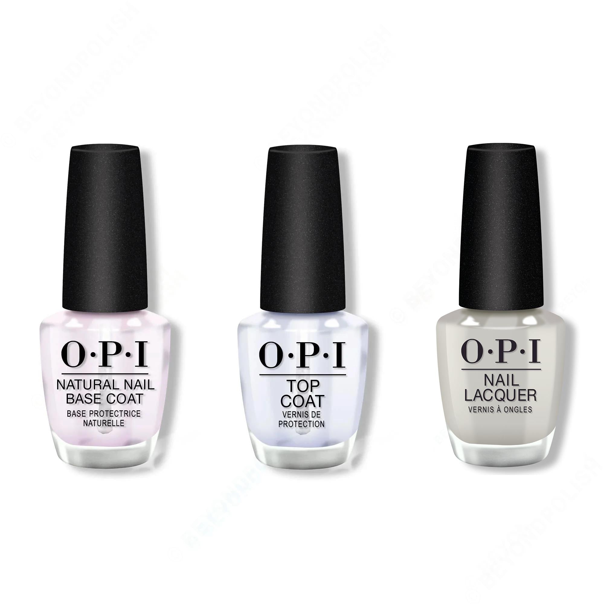 OPI - Nail Lacquer Combo - Base, Top & Suzi’s Pager - Nail Lacquer at Beyond Polish