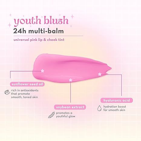 The Creme Shop YOUTH BLUSH 2-In-1 Lip & Cheek Multi-Balm - Lips at Beyond Polish