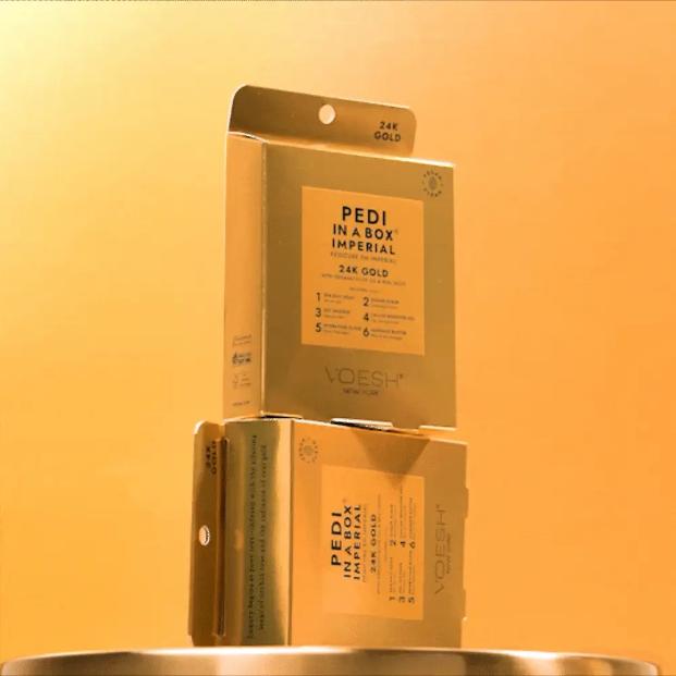 Voesh - Pedi in a Box - Imperial 6-Step 24K Gold - Body & Skin at Beyond Polish