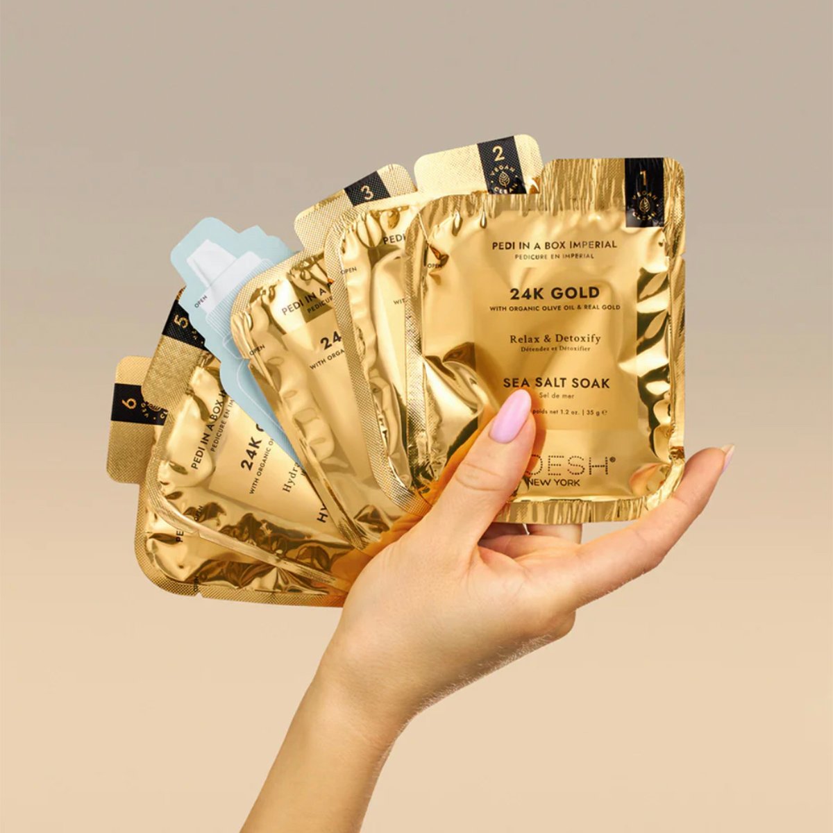 Voesh - Pedi in a Box - Imperial 6-Step 24K Gold - Body & Skin at Beyond Polish
