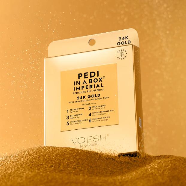 Voesh - Pedi in a Box - Imperial 6-Step 24K Gold - Body & Skin at Beyond Polish