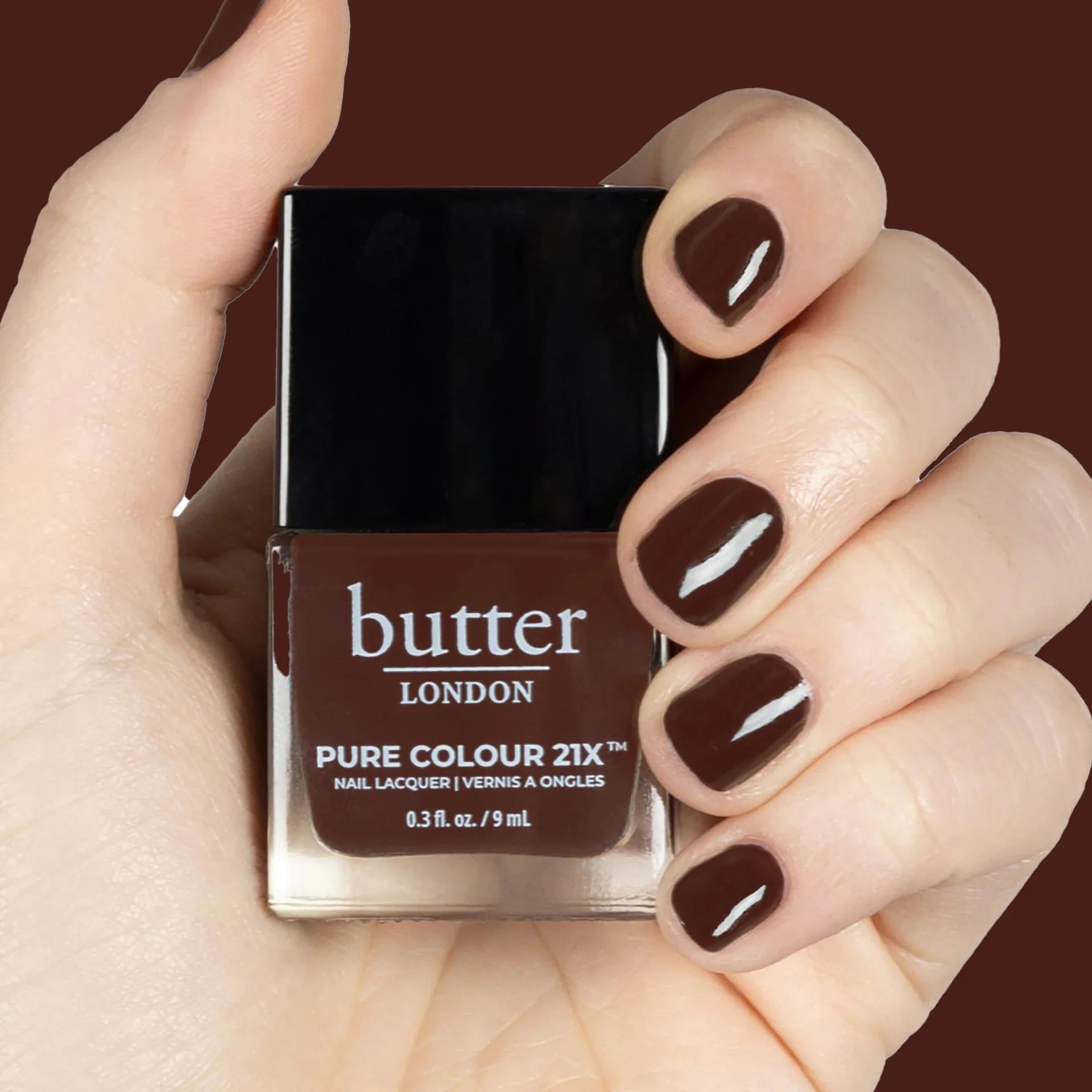 butter LONDON - Pure Colour - Boozy Chocolate - 21X Nail Lacquer - Nail Lacquer at Beyond Polish