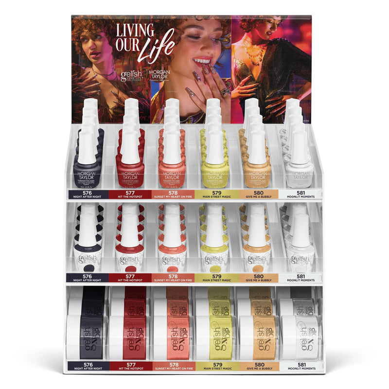 Fall in Love with Living Our Life — the Bold New Collection from Gelish & Morgan Taylor!